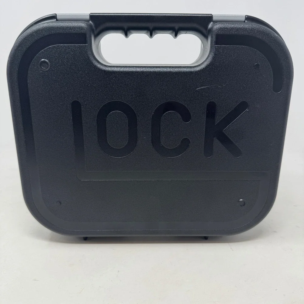 Glock Factory Hard Pistol Case Black Polymer OEM Storage Box with Foam Lining